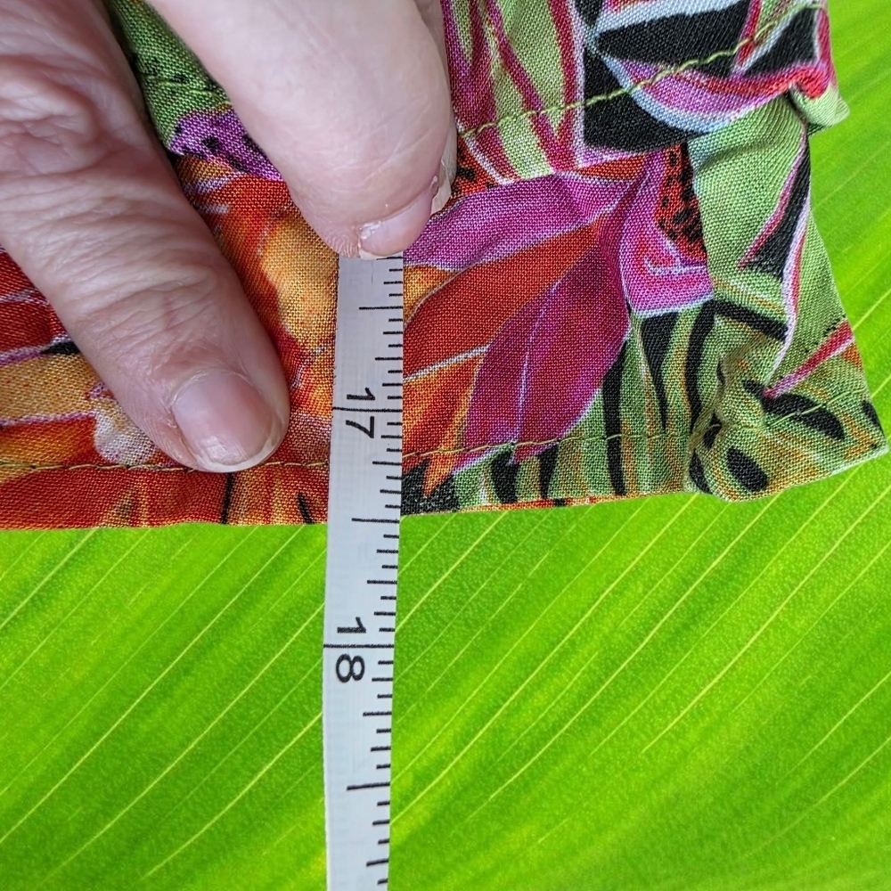 RACHEL Rachel Roy Tropical Print Mini Skirt/cover-up Size Medium - Picture 6 of 6